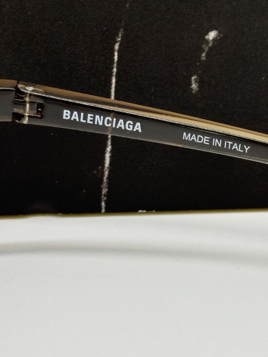 NEW BALENCIAGA BB0289S 003 BROWN GEOMETRIC UNISEX SUNGLASSES BALENCIAGA EYEWEAR main image 5